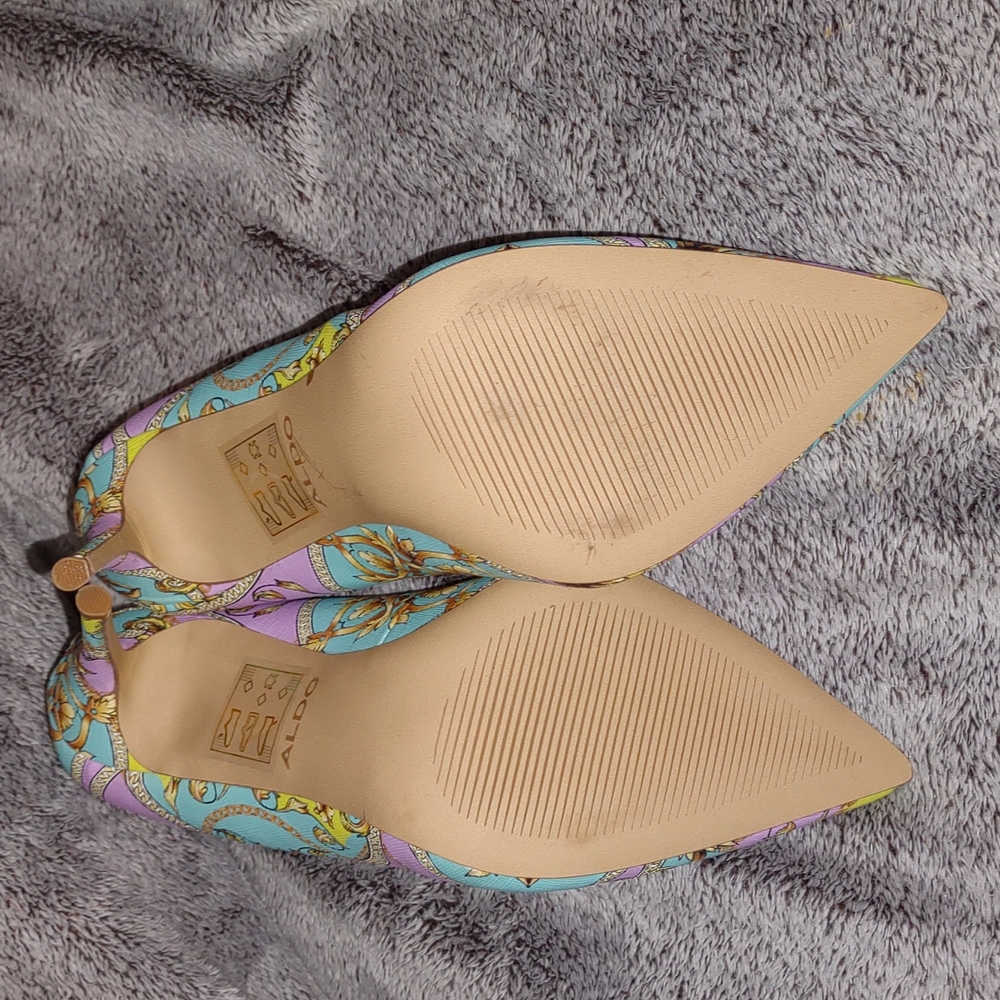 👣ALDO 🇺🇲Stessy Multicolored Stilettos (Pastels) heel shoes footwear - Picture 13 of 16